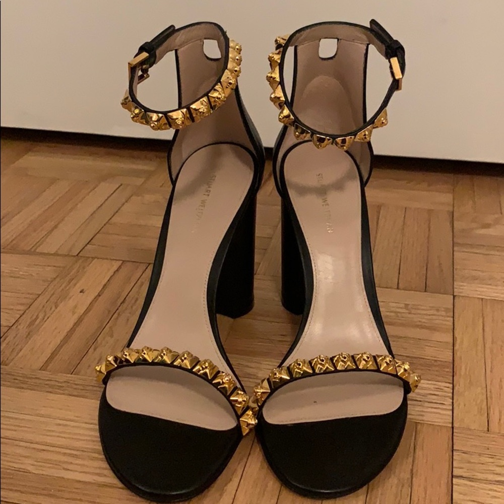 Stuart Weitzman Rosemarie Leather Heels